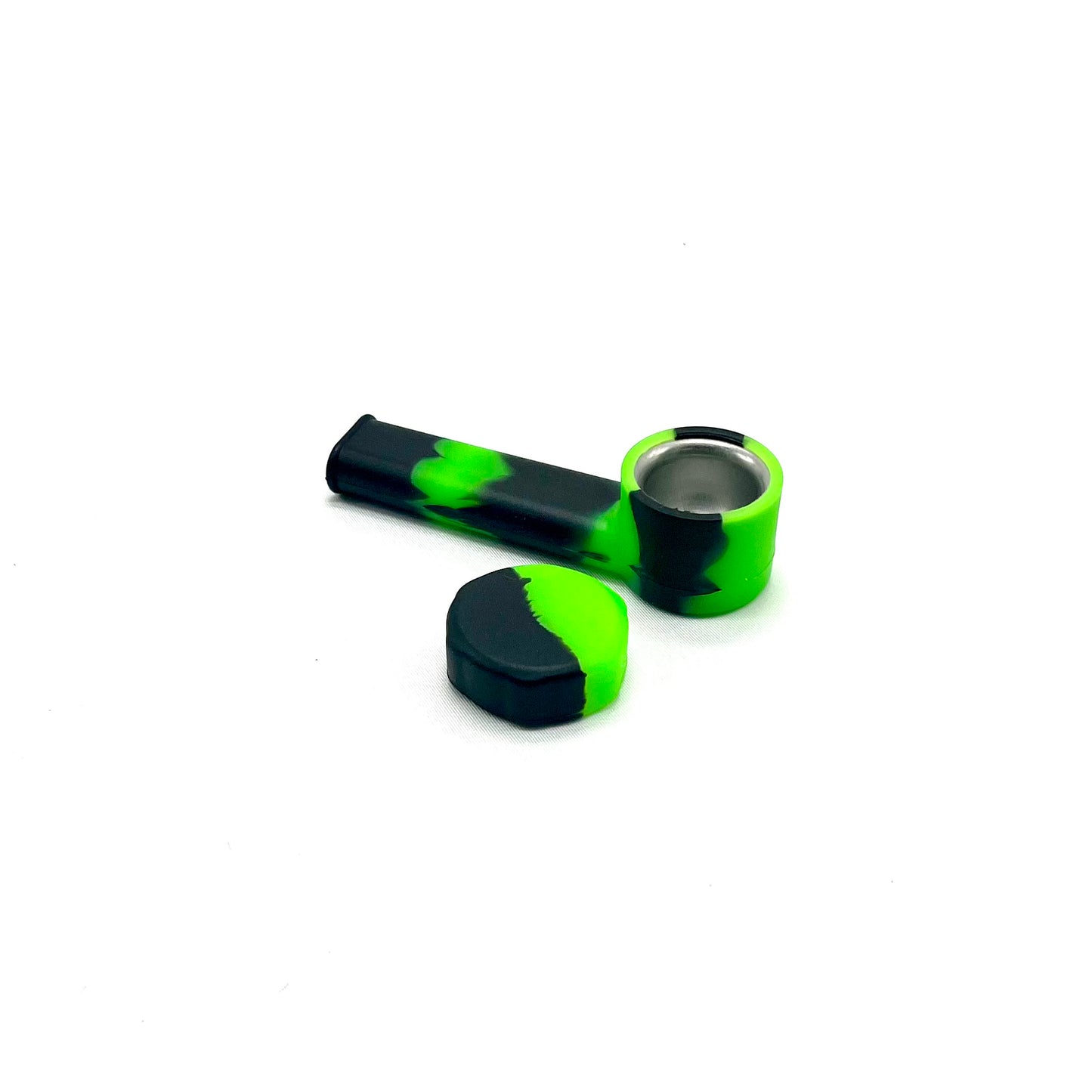 Silicone Pipe - Metal Glass Bowl | The Stopp - The Stopp