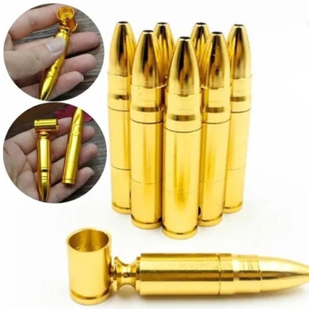 Long Round Bullet Pocket Metal Pipe - The Stopp