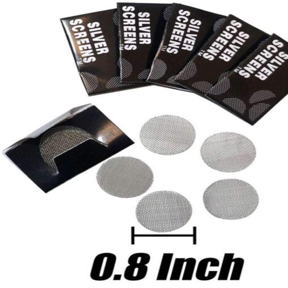 Pipe Screens 50 PCS | Pipe Screen | Bowl Stainless Steel Screens | Smoking Accessories | 0.8 Inch - The Stopp