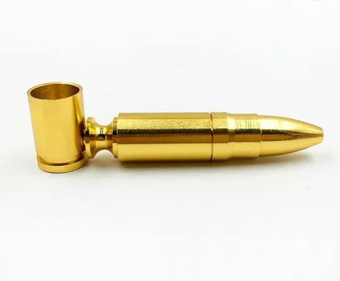 Long Round Bullet Pocket Metal Pipe - The Stopp