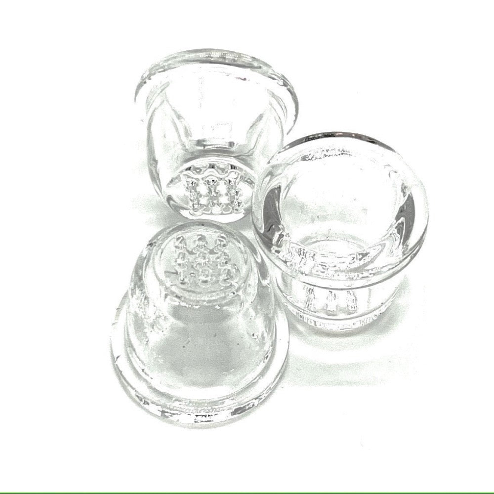9 Hole Glass Bowl Insert, Replacement Bowl, Silicone Smoking Bowl, Silicone Pipe, Bowls for Pipes, Extra Glass Screens, Replacement Screens - The Stopp