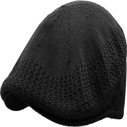 Classic Mesh Ivy Newsboy Ivy Cap Hat Crochet Driving Golf Vent-air Cabbie - The Stopp