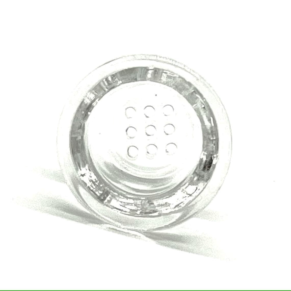 9 Hole Glass Bowl Insert, Replacement Bowl, Silicone Smoking Bowl, Silicone Pipe, Bowls for Pipes, Extra Glass Screens, Replacement Screens - The Stopp