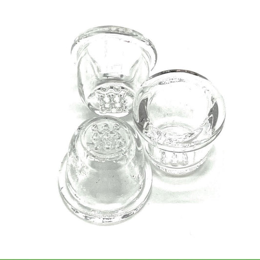 9 Hole Glass Bowl Insert, Replacement Bowl, Silicone Smoking Bowl, Silicone Pipe, Bowls for Pipes, Extra Glass Screens, Replacement Screens - The Stopp