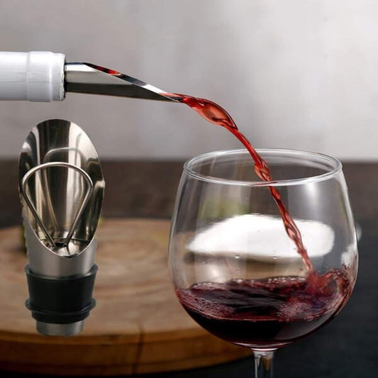 Wine Stainless Steel Wine Pourer 2PCS/2X - The Stopp