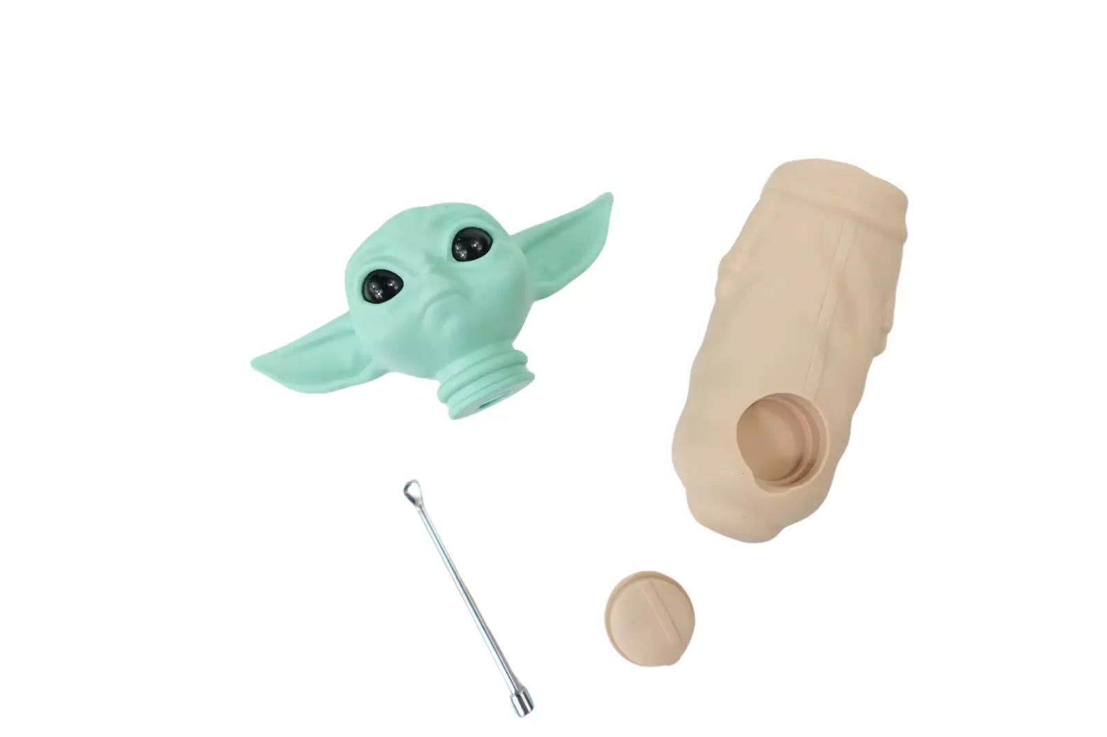Silicone Yoda Collector Smoke Pipe - The Stopp